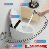 Double Control Toilet Bidet Sprayer Handheld Attachment with Pressure Control for Feminine Hygiene Baby Diaper and Pet Bath