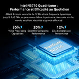 Laptop 15.6 INCH 8 Go RAM Go SSD Celero N N3450 CPU PC Portable student FHD IPS with Wi-FI 5 Bluetooth