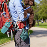 Portable Dog Pooper Scooper No Touch Claw Pickup Tool with Waste Bag Holder Easy One Hand Dog Walking Outdoor Pet Cleanup
