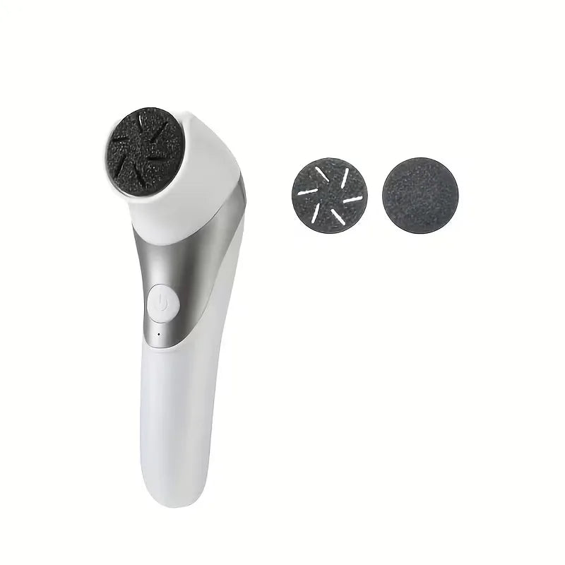 Electric Foot Grinder Rechargeable Callus Remover 2 Speed USB Pedicure Device for Thick Hard Dry Skin Heels Care