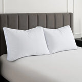 Lux Décor Bed Pillows- Set of 2 - Hotel Quality Gusseted Down Alternative Pillows for Back, Stomach or Side Sleepers