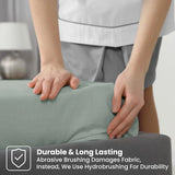 LUX Décor Fitted Sheet Only - Easy to Fit 360 Elastic Microfiber Sheets - 16 Inches Deep Pocket - Wrinkles Fade Resistant