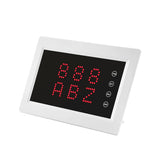 BYHUBYENG Wireless Calling System Restaurant Pager System Display + Calling Buttons for Restaurant Nursing Home Clinic Caregiver