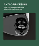 Petrus Automactic Coffee Machine Drip Coffee Maker Stainless Steel 10-cup With Built-In Grinder and Brew Strength Control