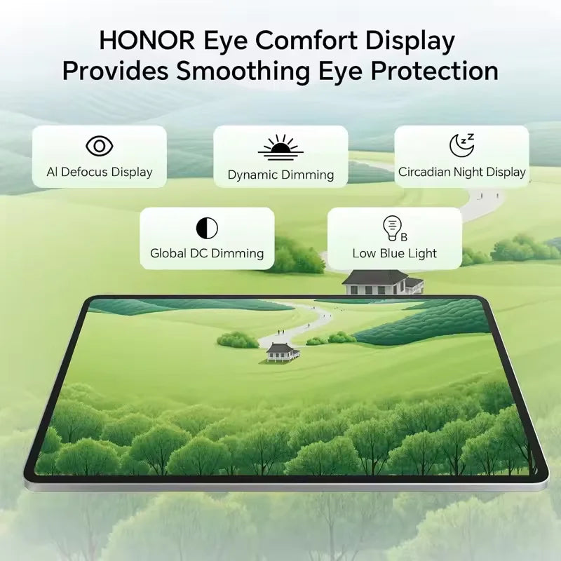 EU Version HONOR Pad 10 Tablet Wi-Fi 8GB+256GB 12.1-inch 120Hz 2.5K Display 10100mAh Battery Qualcomm Snapdragon 7 Gen 3 Android