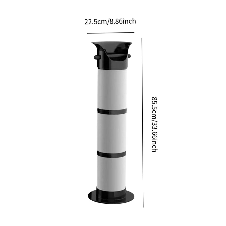 Coffee Knock Box Floor Standing Coffee Grounds Bucket Espresso Grounds Knock Box Large Capacity Coffee Accessories