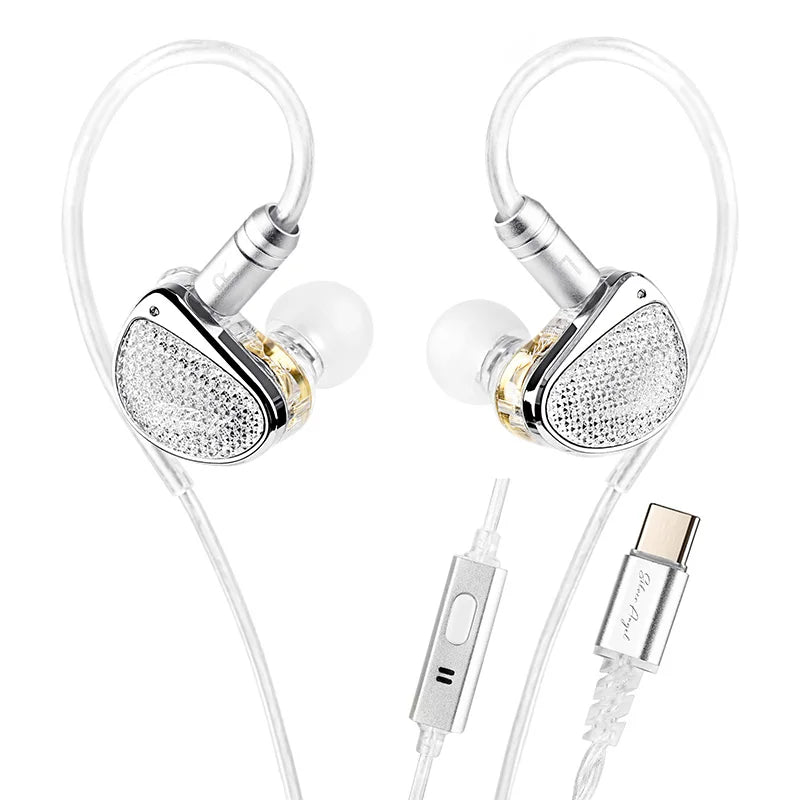 EarAcoustic Audio Sta-K Dual Driver In Ear Earphones HIFI Bass Earbuds High Sound Quality Monitor Headphones Gaming Headsets