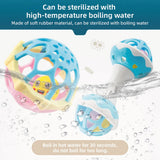 Baby toys，Baby rattle, fine motor and sensory toy, Suitable for infants aged 3, 6, 9, and 12 months