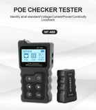NOYAFA NF-488 Network Cable Tester PoE Switch Online Test PoE Voltage Polarity Cable Tracker Loop Test Tool with LCD Display