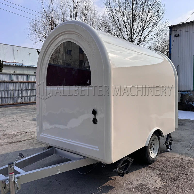 Hot Sale Mobile Coffee Cart Food Trailer Fully Equipped Customized Street Van Kiosk Food Truck with CE DOT Certification