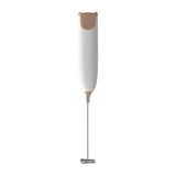 Electric Milk Frother Handheld Coffee Foam Maker 12000RPM Stainless Steel Whisk Portable Easy Clean Battery Operated