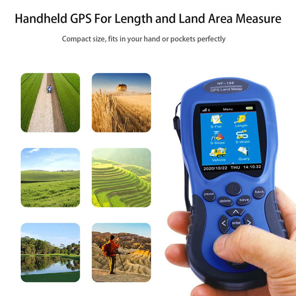 NOYAFA NF-198 GPS Mu Meter Survey Equipment Land Meter Device for Farm Land Surveying And Mapping Area Measurement Tool