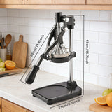 SAEIV Cast Iron Citrus Juicer Manual Juice Press for Commercial Use Heavy-Duty Countertop Press for Fresh Orange Juice