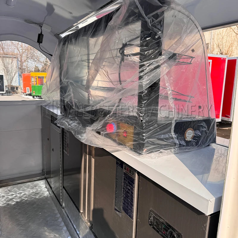 Hot Sale Mobile Coffee Cart Food Trailer Fully Equipped Customized Street Van Kiosk Food Truck with CE DOT Certification