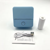 Mini Portable Wireless Thermal Printer, Inkless Printing, Compatible with iOS/Android, for Photos, Labels Notes, Study Essential