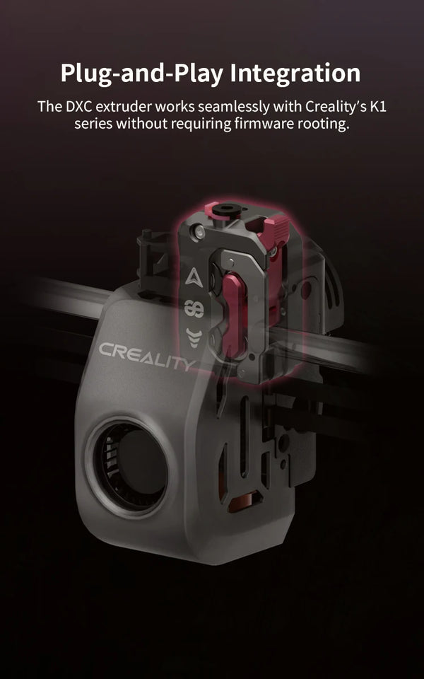 Newest Phaetus DXC Extruder Helical Gears Dual-drive System Standard Version Creality K1 / K1 Max / K1C