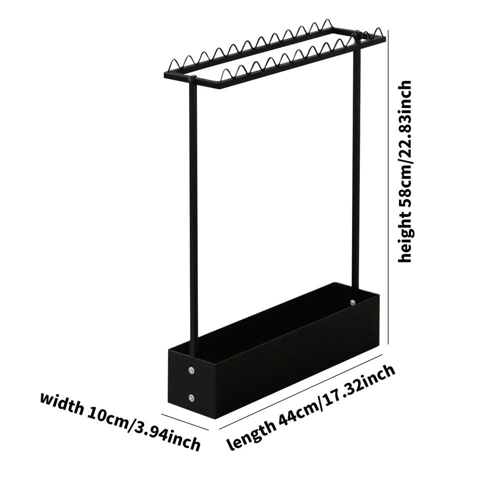 Badminton Racquet Storage Rack Floor Display Racket Display Shelf Space Saving Racket Display Stand Organizationr Gear
