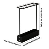 Badminton Racquet Storage Rack Floor Display Racket Display Shelf Space Saving Racket Display Stand Organizationr Gear