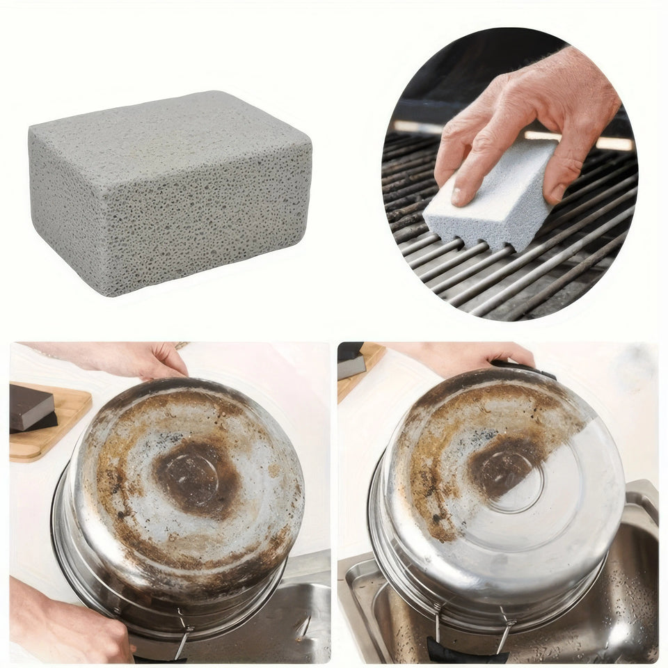 1 Piece of Cleaning Pumice To Remove Stains From BBQ, Swimming Pool, Sink, Suitable for Rust Tools and Bathroom Tiles