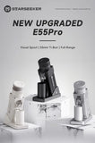 STARSEEKER E55Pro Electric Coffee Grinder 55MM Titanium Cone Burr Stepless Adjustment Espresso Brew Coffee Bean Grinder Black