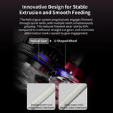 Newest Phaetus DXC Extruder Helical Gears Dual-drive System Standard Version Creality K1 / K1 Max / K1C