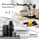 SAEIV Cast Iron Citrus Juicer Manual Juice Press for Commercial Use Heavy-Duty Countertop Press for Fresh Orange Juice