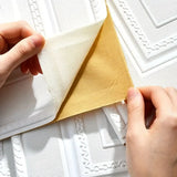 1-10pcs 70x70cm 3D Room Decor Decoration Self-adhesive Wall Stickers Foam Waterproof Anti-collision Wallpaper Ceiling Background