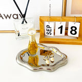 Jewelry Tray with Cloud Design Decorative Dish for Rings Keys Perfume Organizer for Dresser Nightstand Entryway Table