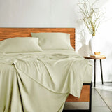 LUX Décor Bamboo Viscose Sheet Sets - Organic 35% Viscose derived from Bamboo Rayon Blend with 65% Polyester - Breathable & Soft