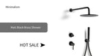 Bathroom Accessories Hardware Set Kit Towel Bar Wall Mount Matt Black Toilet Paper Holder Hand Robe Hook Hanger Stainless Steel