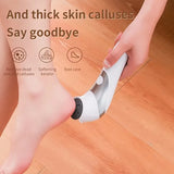 Electric Foot Grinder Rechargeable Callus Remover 2 Speed USB Pedicure Device for Thick Hard Dry Skin Heels Care