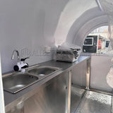 Hot Sale Mobile Coffee Cart Food Trailer Fully Equipped Customized Street Van Kiosk Food Truck with CE DOT Certification