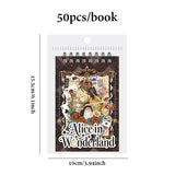 Mr.Paper 50Sheets/Book Fairy Tale Theme Die-cut PET Sticker Book DIY Journal Supplies for Phone Case Envelope Calendar Cup Decor