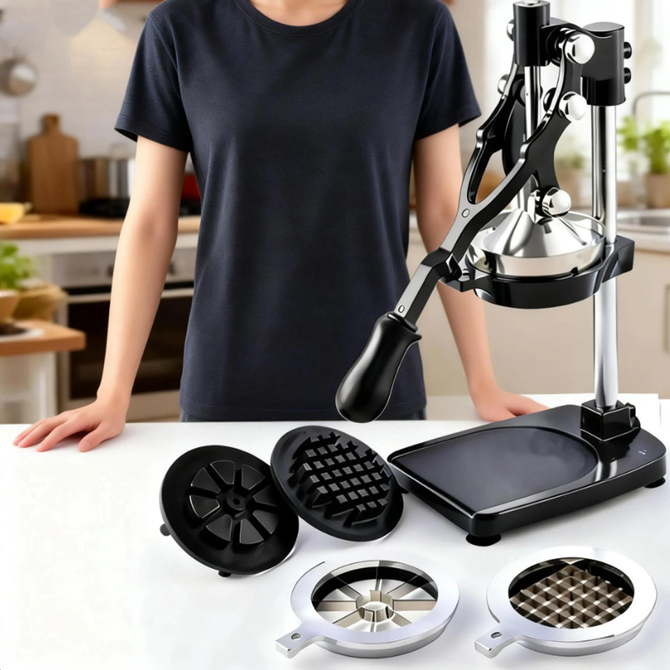 SAEIV Cast Iron Citrus Juicer Manual Juice Press for Commercial Use Heavy-Duty Countertop Press for Fresh Orange Juice