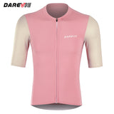 DAREVIE Man Cycling Maillot SPF 50+ Training Level Cycling Jersey Man Quick Dry Anti-Slip Light Soft Men's Cycling Clothing