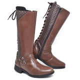 33 to 40 Adjustable Adjustable Zipper Long Cano Boots for Women