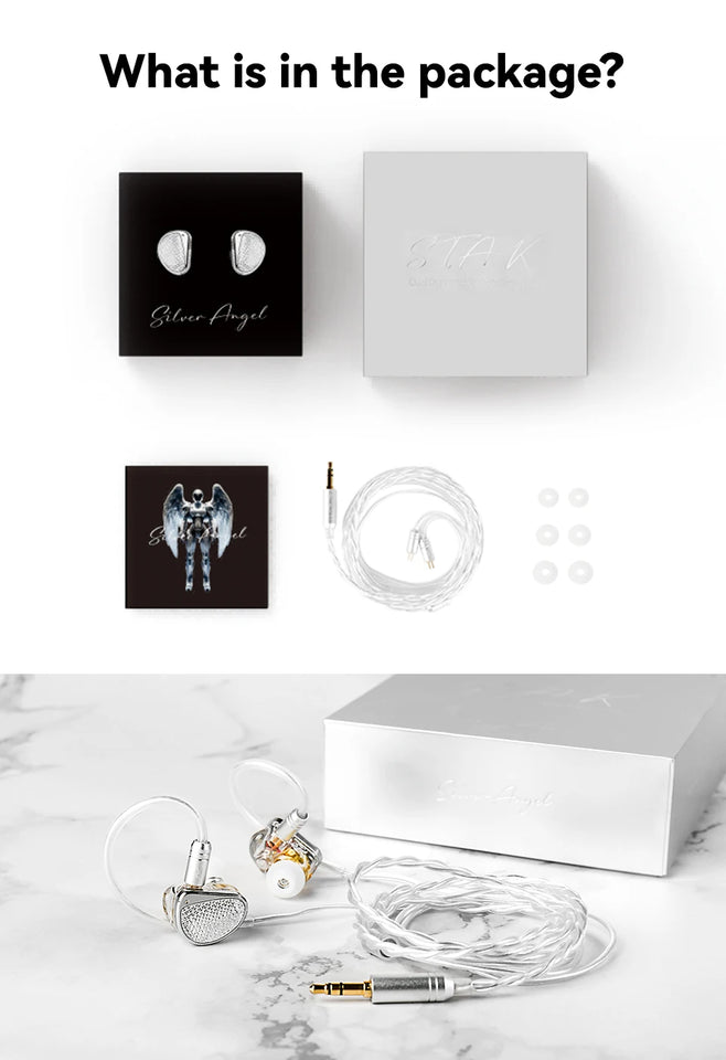 EarAcoustic Audio Sta-K Dual Driver In Ear Earphones HIFI Bass Earbuds High Sound Quality Monitor Headphones Gaming Headsets