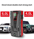 26800mAh Portable Car Jump start Peak 2500A Power Bank charging 12V Auto start Equipment Oil Diesel Car Emergency Battery