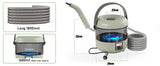 2500W Powerful Handheld Steam Cleaner with 6 Brush Heads - 45 Mins Runtime, 110V Multiuse Steamer for Deep Cleaning Upholstery,