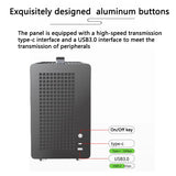 UPSIREN MD-1 ITX computer case，Support SFX power supply/ITX motherboard/graphics card（L） ≤380mm/Side-transparent portable case