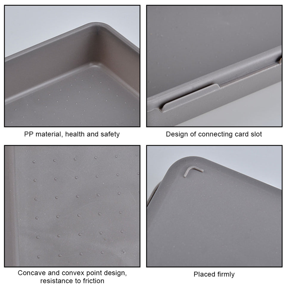 Make Up Organizer Box Storage Drawer Storage Box Closet  Cover Kitchen Bathroom Storage Trays 8pc/set Sundries Jewellery Holder