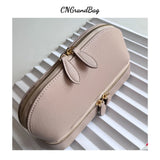 Personalized Cosmetic Bag Pu Leather Women Travel Makeup Bag with Jewelry Organizer Case 2 in 1 Ladies Travel Clutch Pouch