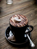 HOMFUN Full Drill Diamond Painting "Coffee landscape" DIY Picture Of Rhinestone 5D Diamond Embroidery Cross Stitch Decor