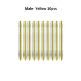 10pcs 40 Pin 1x40 Single Row Male and Female 2.54 Breakable Pin Header PCB JST Connector Strip for arduino DIY Kit
