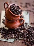 HOMFUN Full Drill Diamond Painting "Coffee landscape" DIY Picture Of Rhinestone 5D Diamond Embroidery Cross Stitch Decor