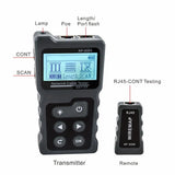 NOYAFA LCD Display Measure Length Tracker NF-8209 Cable POE Wire Checker Test Network Tool Scan Cable Wiremap Tester