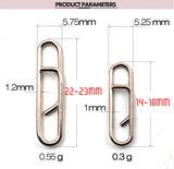 MNFT 50Pcs Powerful Stainless Steel Fast Link Clip Snap Fishing Tackle Quick Change Lead Links Clips Interlock Accessories