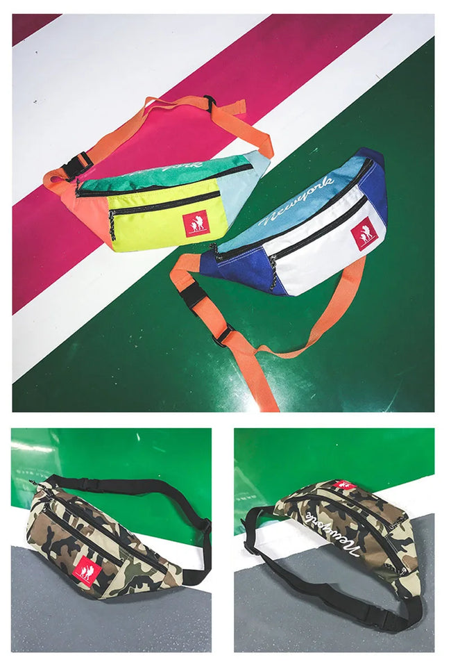 Unisex Waist Bag Fanny Pack Fashion Bags For The Belt Multifunction Chest Bag Banana Packs Hip Hop Bum Package Crossbody Pack