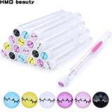 Reusable Eyebrow Brush Tube Disposable Eyelash Brushes Mix Eyebrow Brush with New Eelash Resin Drill Replaceable Makeup Brushes
