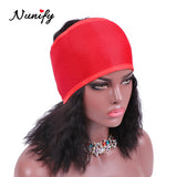 Nunify New Fashion Non Slip Adjustable Lace Wig Headband Foam Mesh Wrap Wig Band Soft Polyester Mesh Belt Bonnets